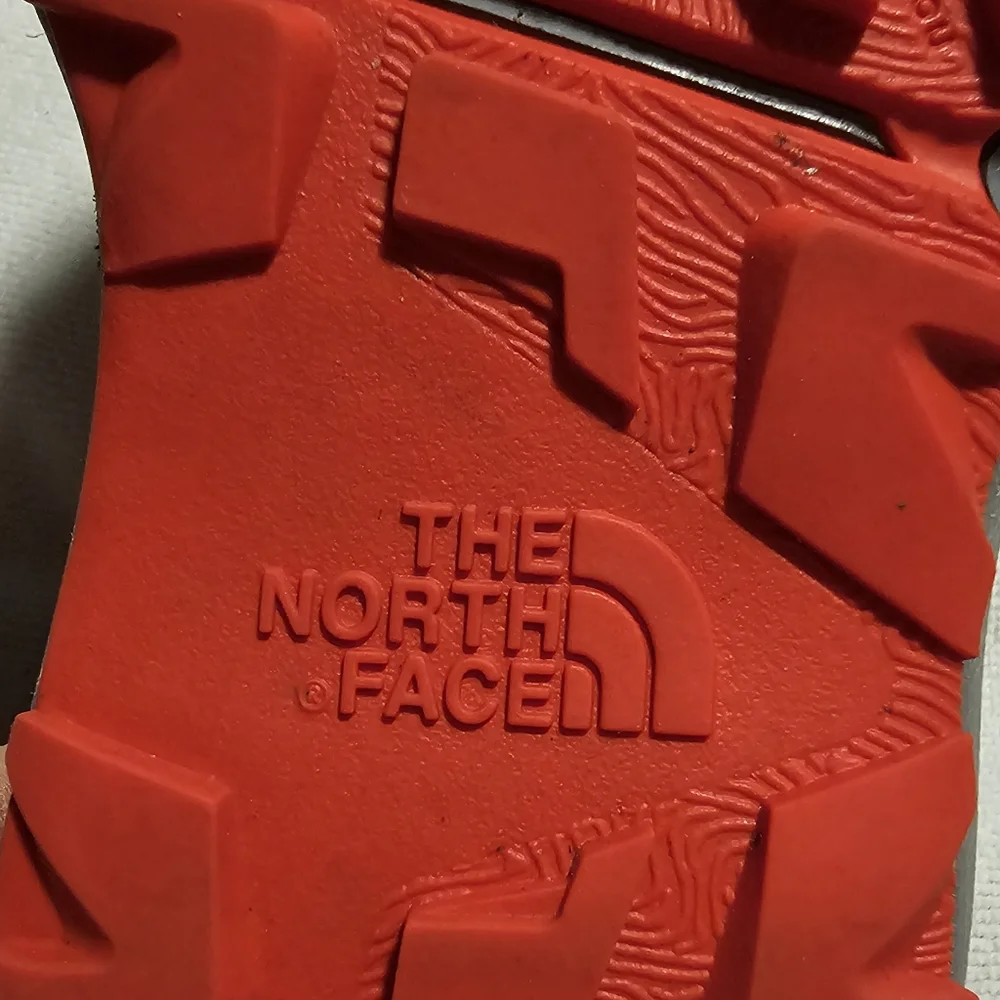The North Face Kids Black and Red Waterproof Hiking Boots